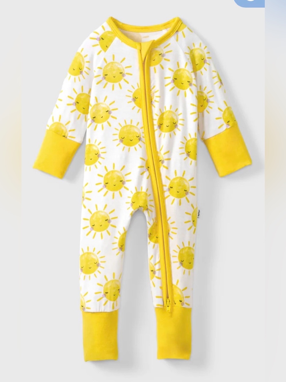 Little Sleepies Sunshine Zippy Size 6-12M